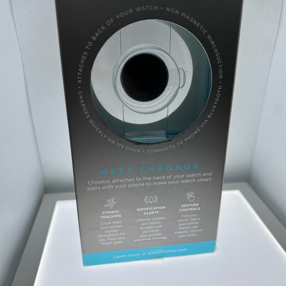 Chronos Watch 33mm Smart Disc For Traditional Watches iPhone 5 & Up iOs 9.0 & Up - Picture 3 of 4